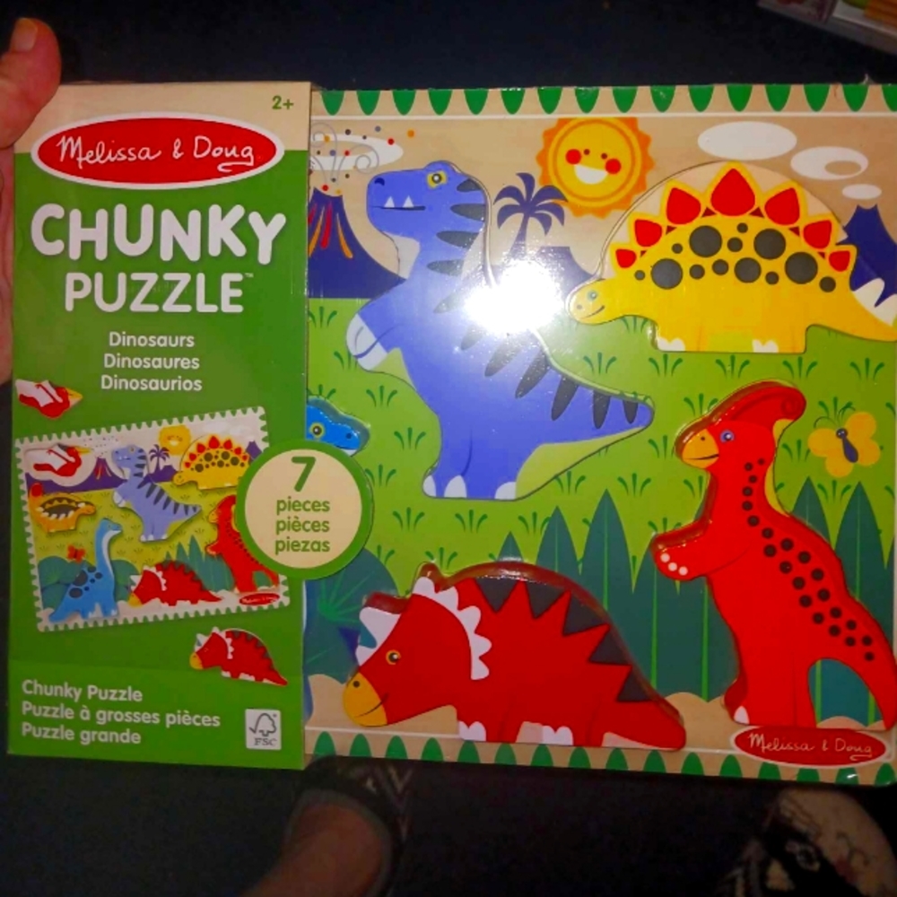 Melissa and Doug chunky puzzles